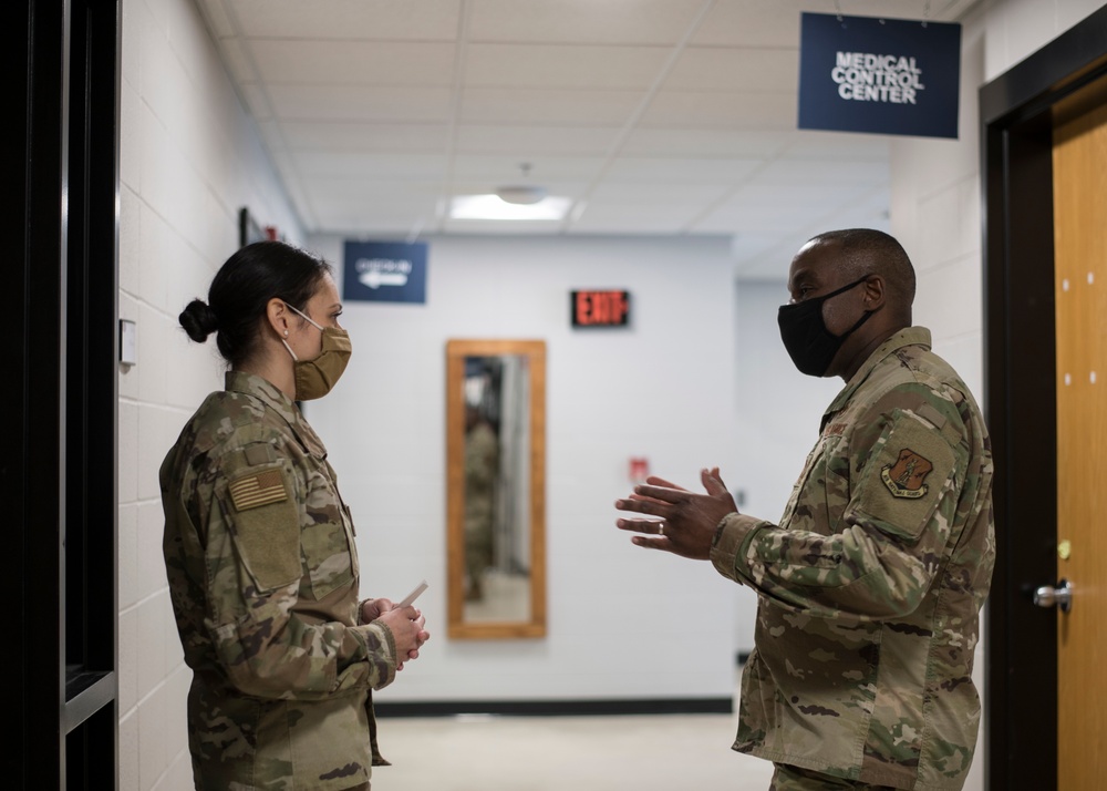 ANG Command Chief Williams visits 104th Fighter Wing