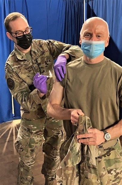 National Guard provides vaccinations to help safeguard the troops