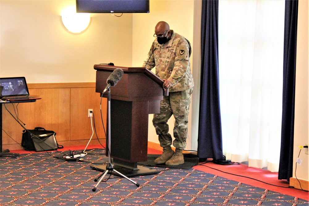 Fort McCoy holds 2021 Martin Luther King Jr. Day of Service observance