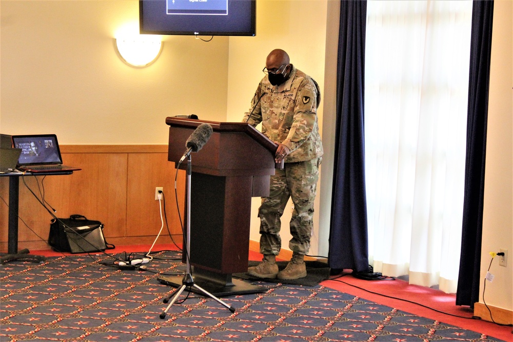 Fort McCoy holds 2021 Martin Luther King Jr. Day of Service observance