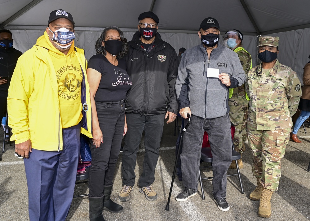 Maryland National Guard Supports Maryland’s First Mass Vaccination Site