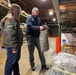 Reuse, Transfer and Donation Specialist Cindy Anderson checks out property with Newberry Police Dept. Officer Kevin Romine