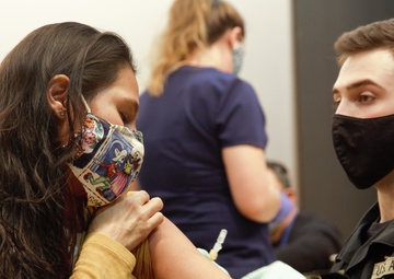 Hohenfels military community members volunteer for COVID-19 vaccination