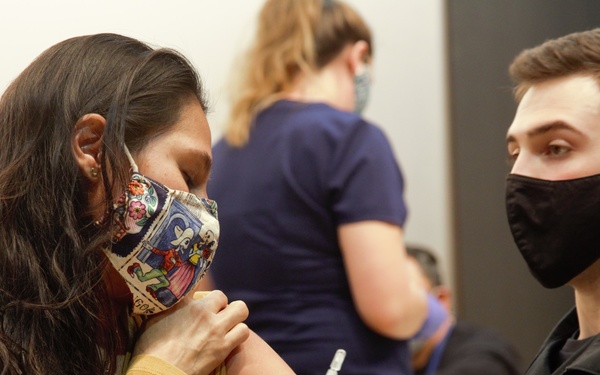 Hohenfels military community members volunteer for COVID-19 vaccination