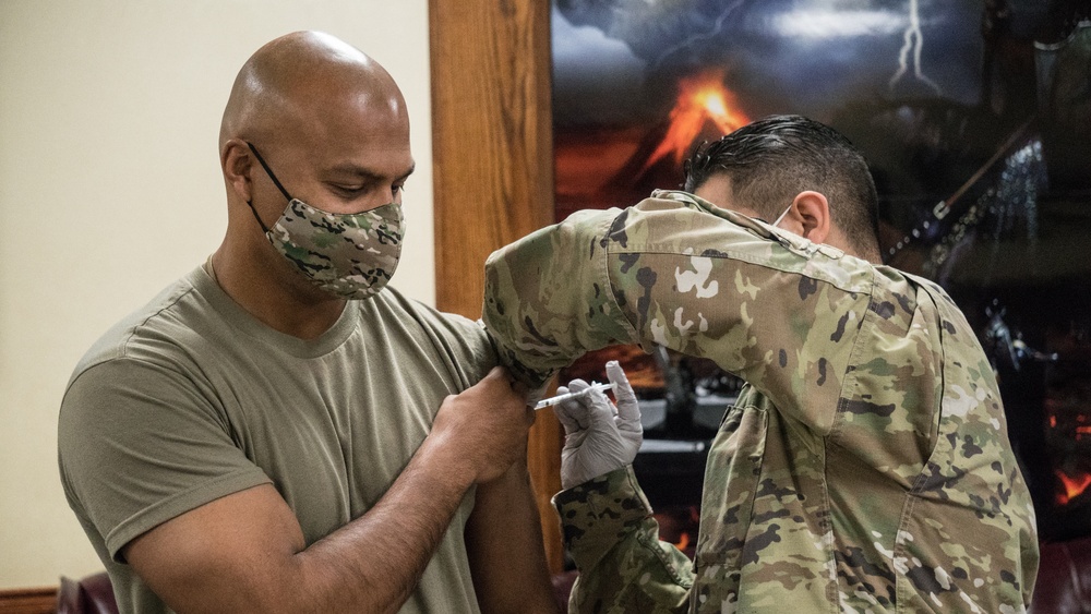 III Corps Command Team Vaccination