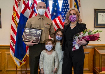 Chamber recognizes CLB 8 Marine as 2020 Service Member of the Year