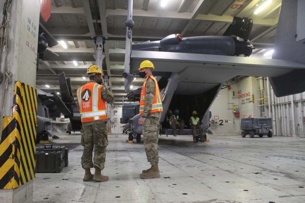 1184th DDSB assists in movement of CV-22 Ospreys