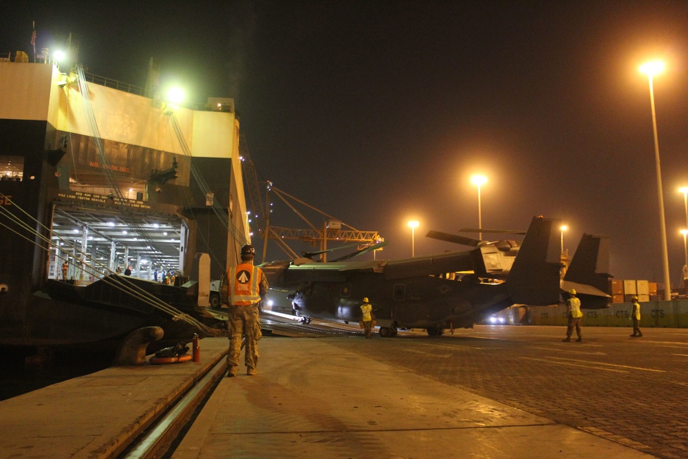 Ospreys move through Port of Shuaiba