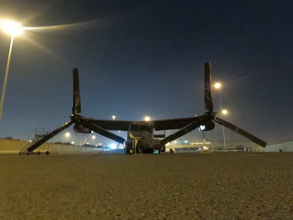 Ospreys move through Port of Shuaiba