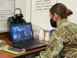 Chief of Army Reserve and Army Reserve Command Sergeant Major Engage Civil Affairs Units