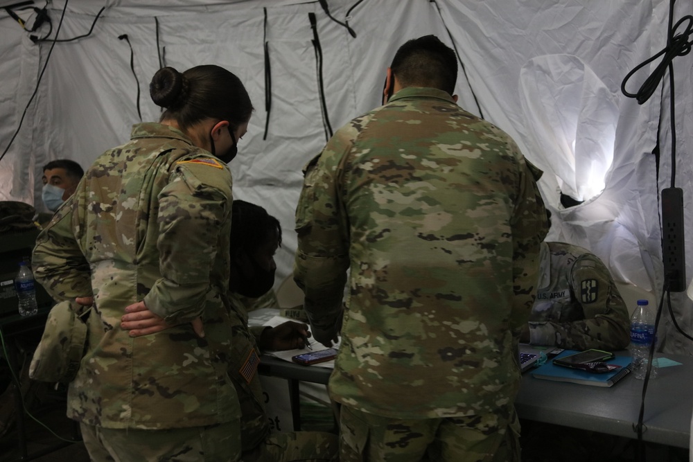 Soldiers seek the expert field medical badge
