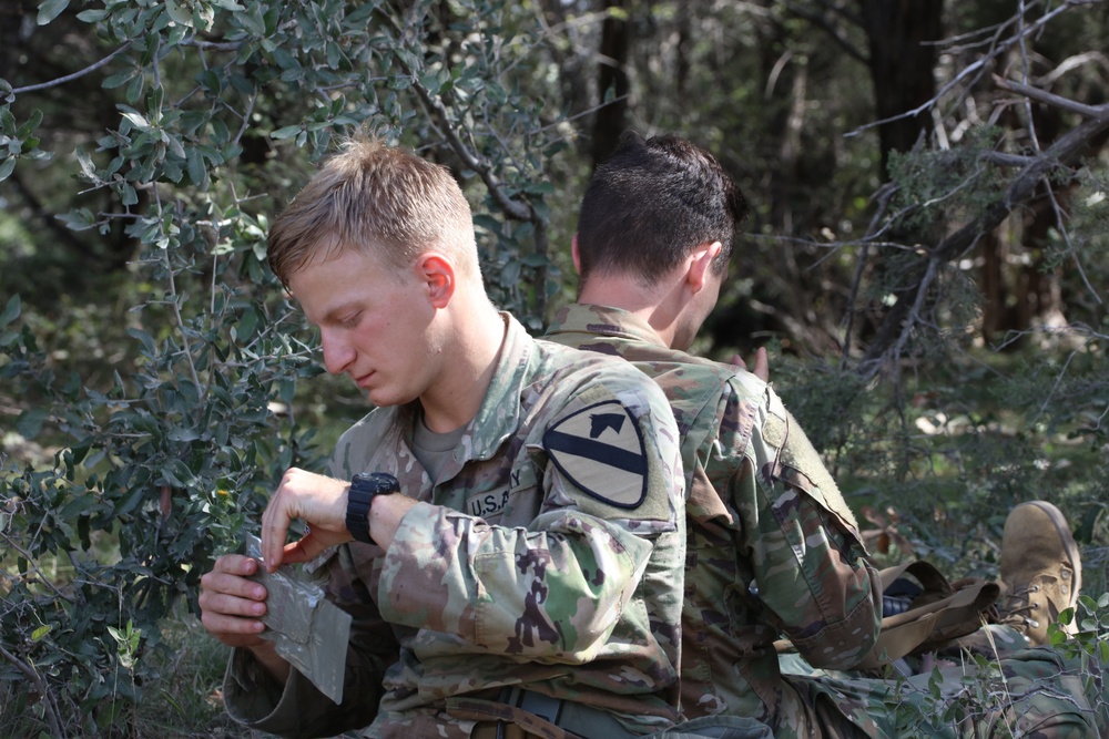 Soldiers seek the expert field medical badge