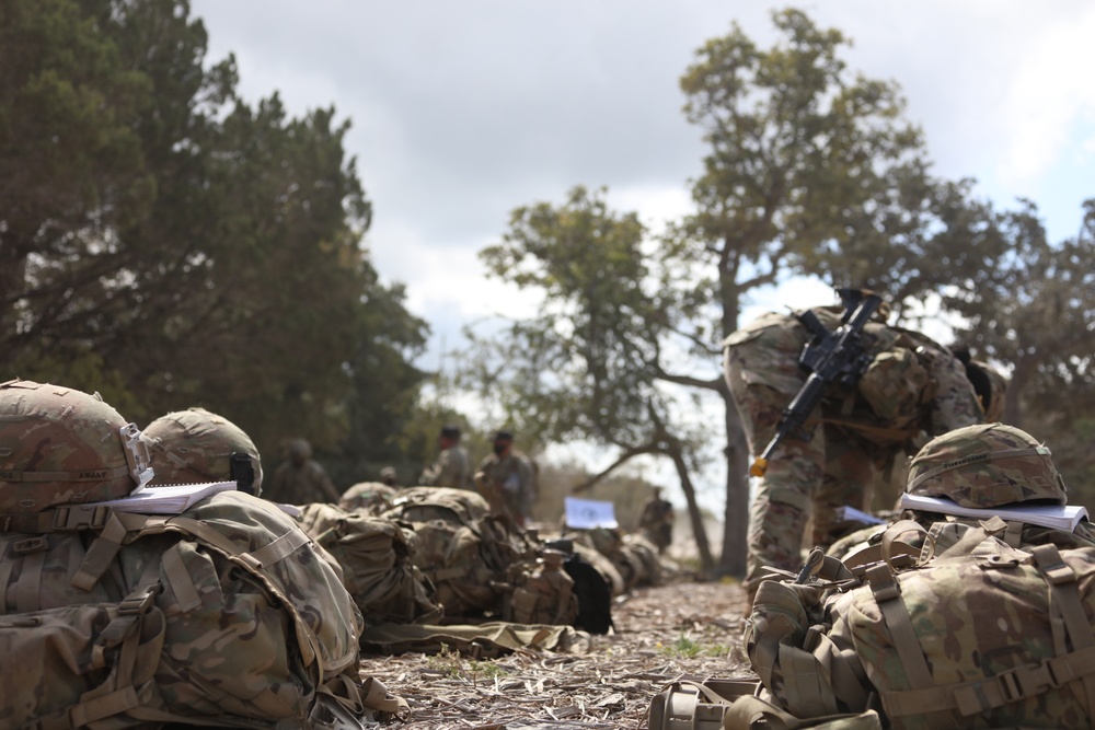 Soldiers seek the expert field medical badge