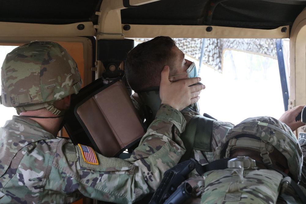Soldiers seek the expert field medical badge