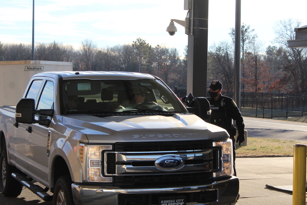 Fort McCoy police operations at installation's Main Gate