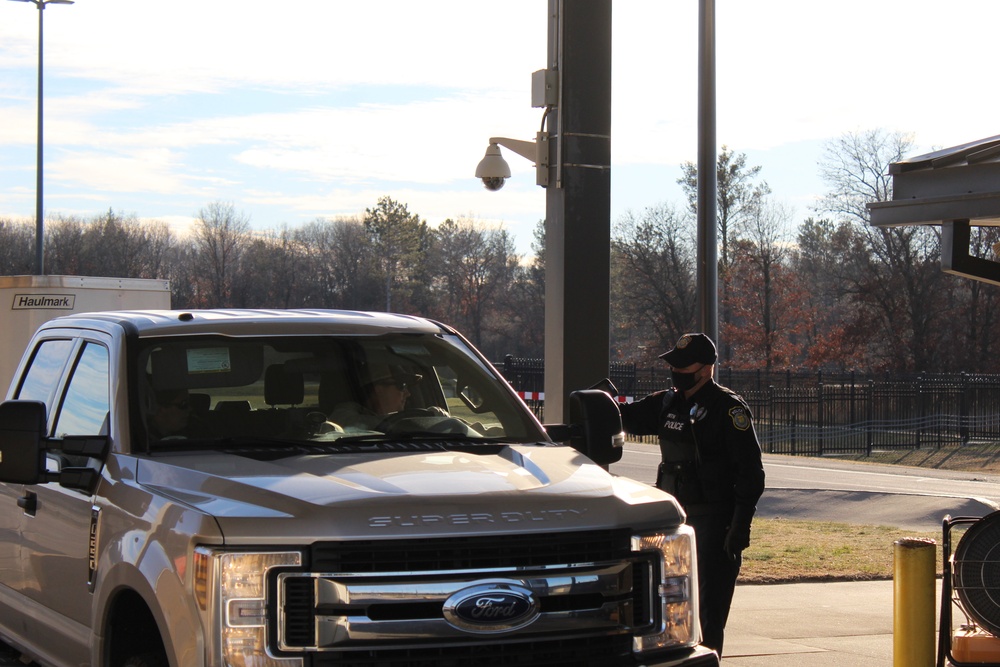 Fort McCoy police operations at installation's Main Gate