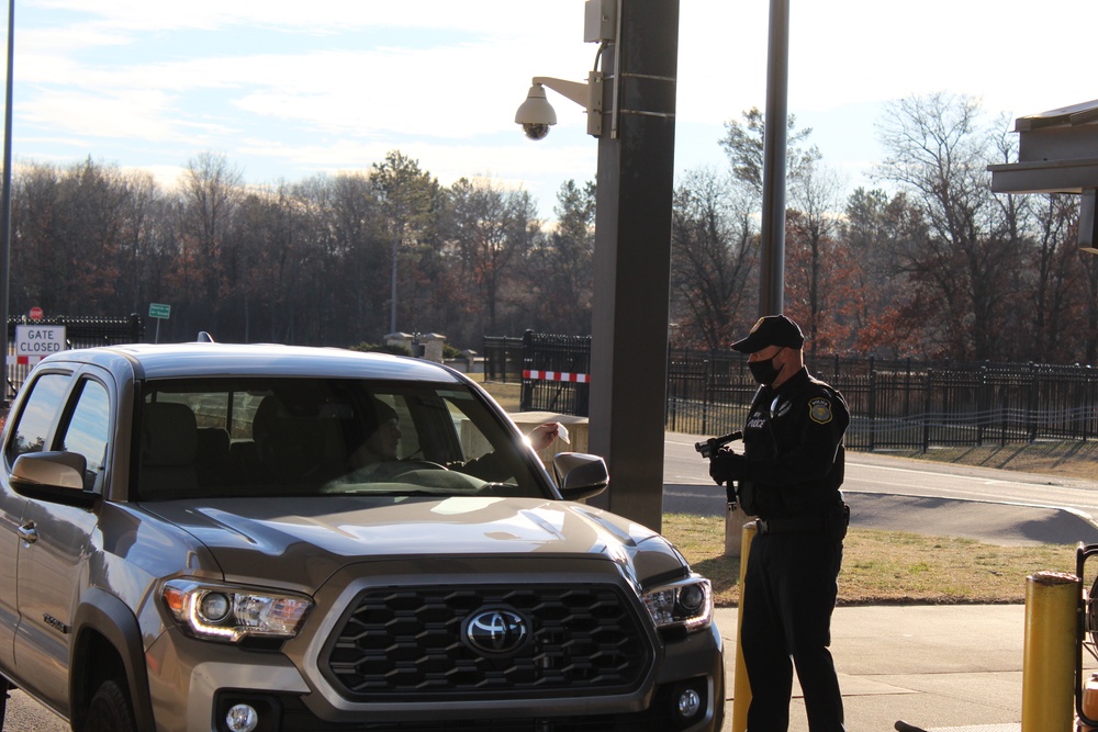 Fort McCoy police operations at installation's Main Gate