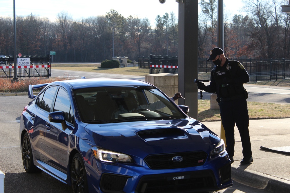 Fort McCoy police operations at installation's Main Gate