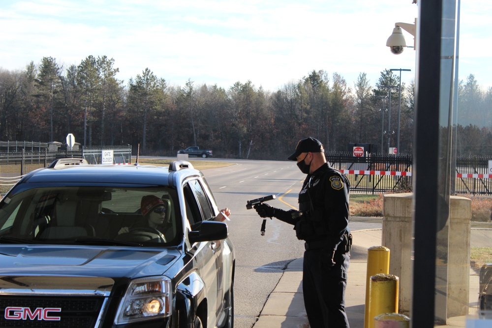 Fort McCoy police operations at installation's Main Gate