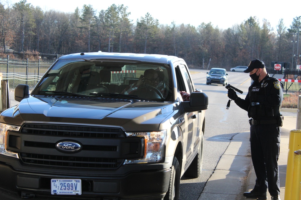 Fort McCoy police operations at installation's Main Gate