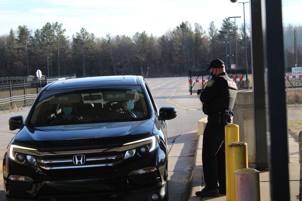 Fort McCoy police operations at installation's Main Gate