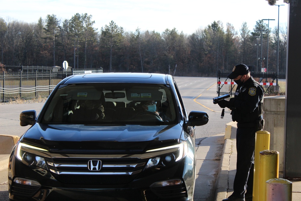 Fort McCoy police operations at installation's Main Gate