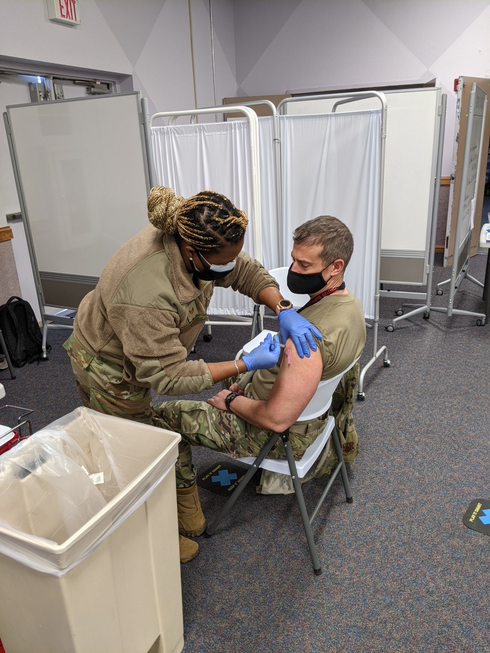926th Wing distributes second dose of covid-19 vaccinations