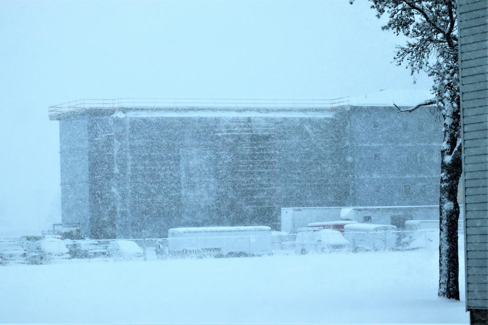 Construction of new transient training barracks at Fort McCoy passes 60 percent complete