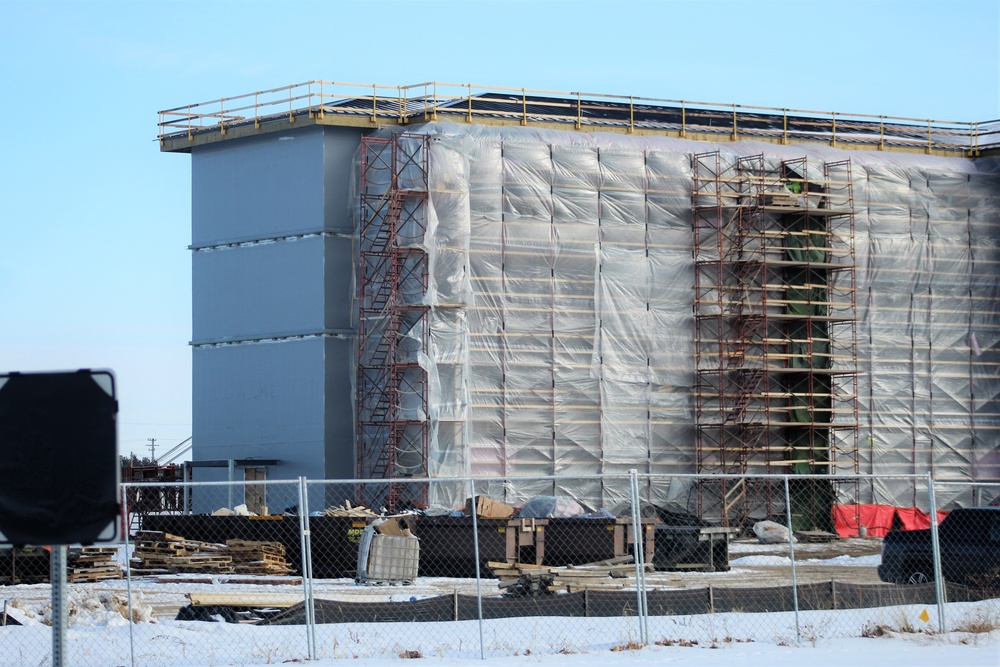 Construction of new transient training barracks at Fort McCoy passes 60 percent complete