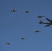 Combined forces conduct flyover for Cope North 2021