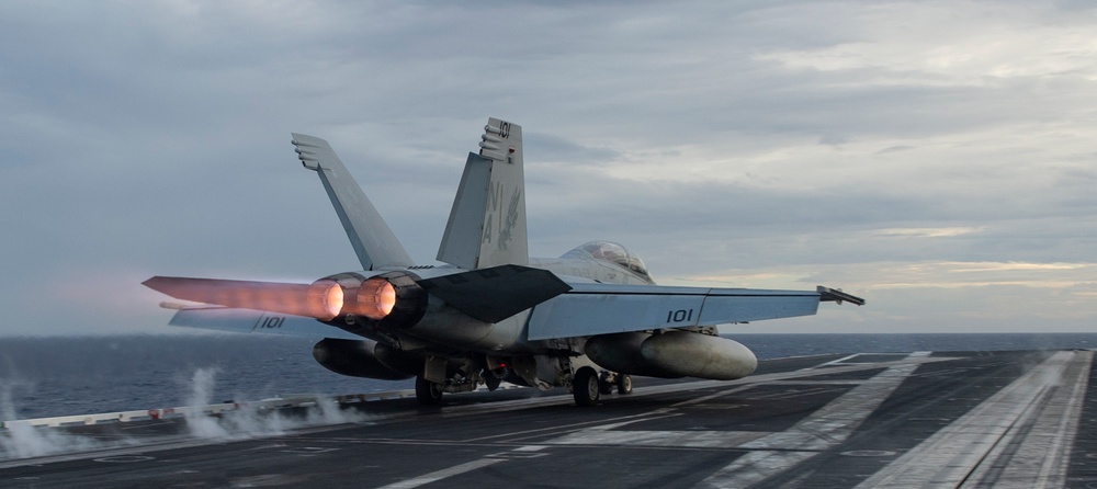 USS Nimitz and USS Theodore Roosevelt Conduct Dual Carrier Operations