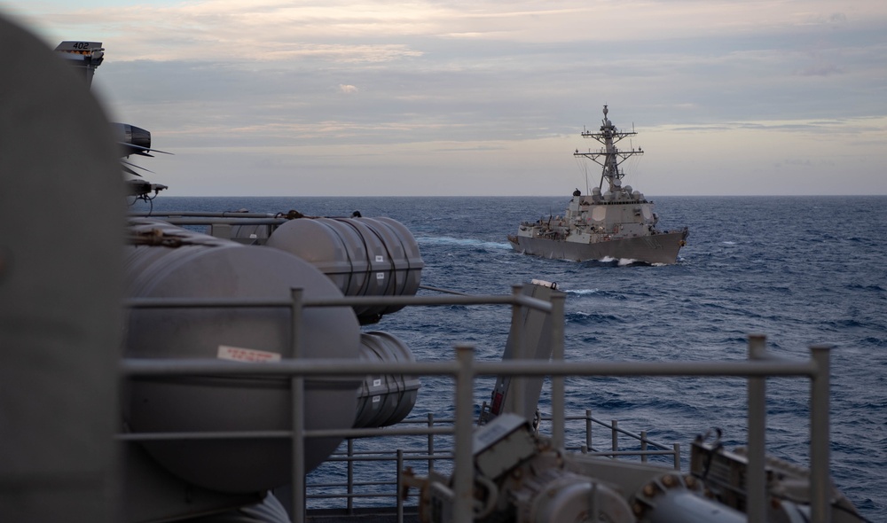 Nimitz participates in Dual Carrier Operations