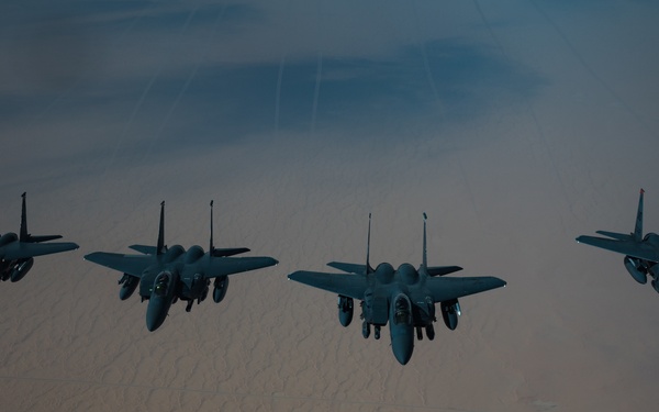 Strike Eagles soar over AFCENT AOR