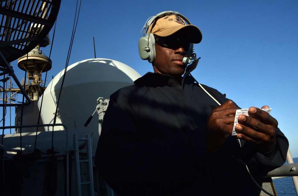 USS PHILIPPINE SEA CONDUCTS RAS WITH USNS/DEPLOYMENT