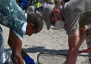 Civil Affairs East Africa Team, local partners clean Djiboutian beach