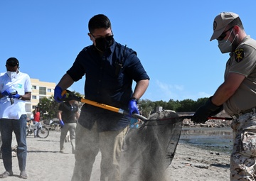 Civil Affairs East Africa Team, local partners clean Djiboutian beach