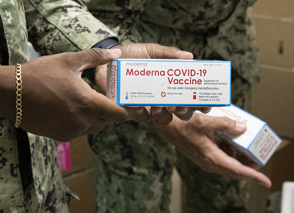 COVID-19 VACCINE ARRIVES TO CAMP LEMONNIER