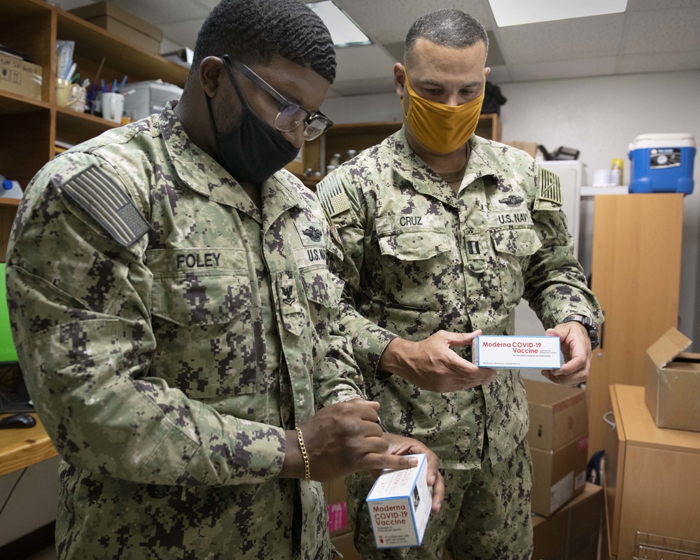 COVID-19 VACCINE ARRIVES TO CAMP LEMONNIER