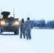 Bull Troop Battles Snow During Gunnery Training
