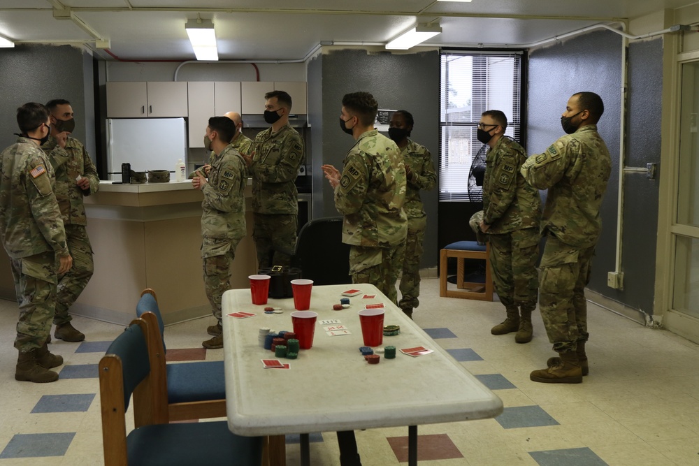 Soldiers of The 293rd Military Police Company Conduct SHARP Training With A Twist