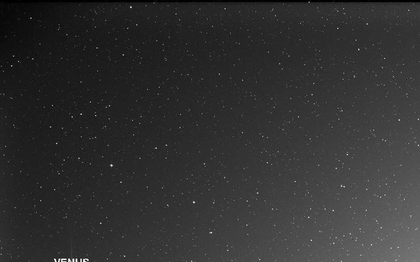SoloHI Imager Captures Rare Shot of Venus, Earth, Mars, and Uranus