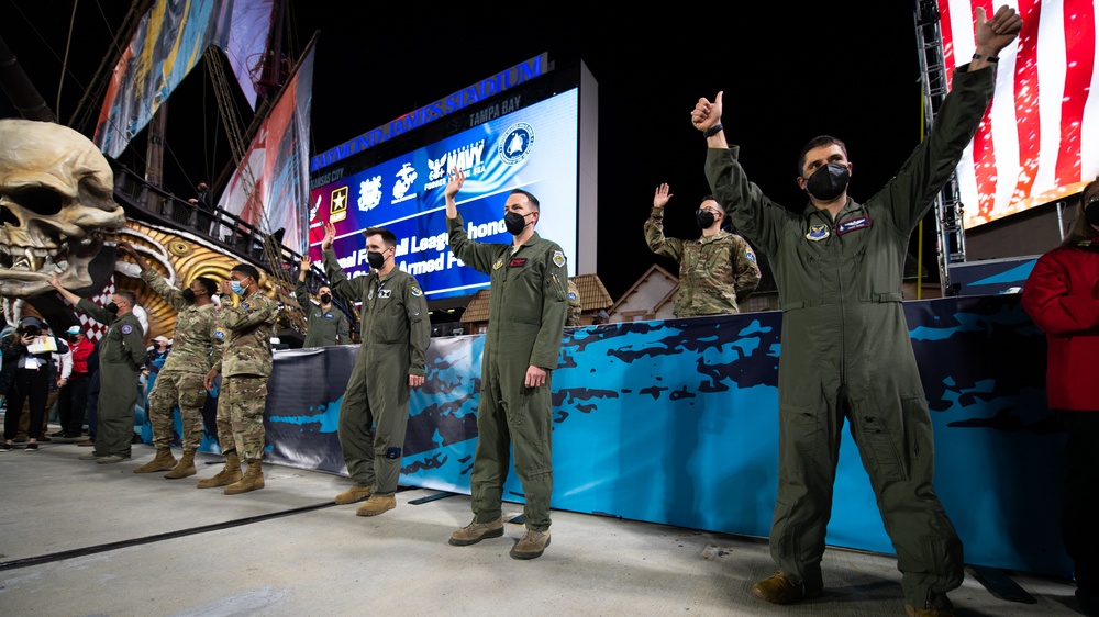 Airmen recognized for their part in Super Bowl LV flyover