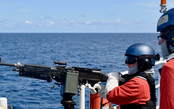 USCGC Stone (WMSL 758) gunnery exercise