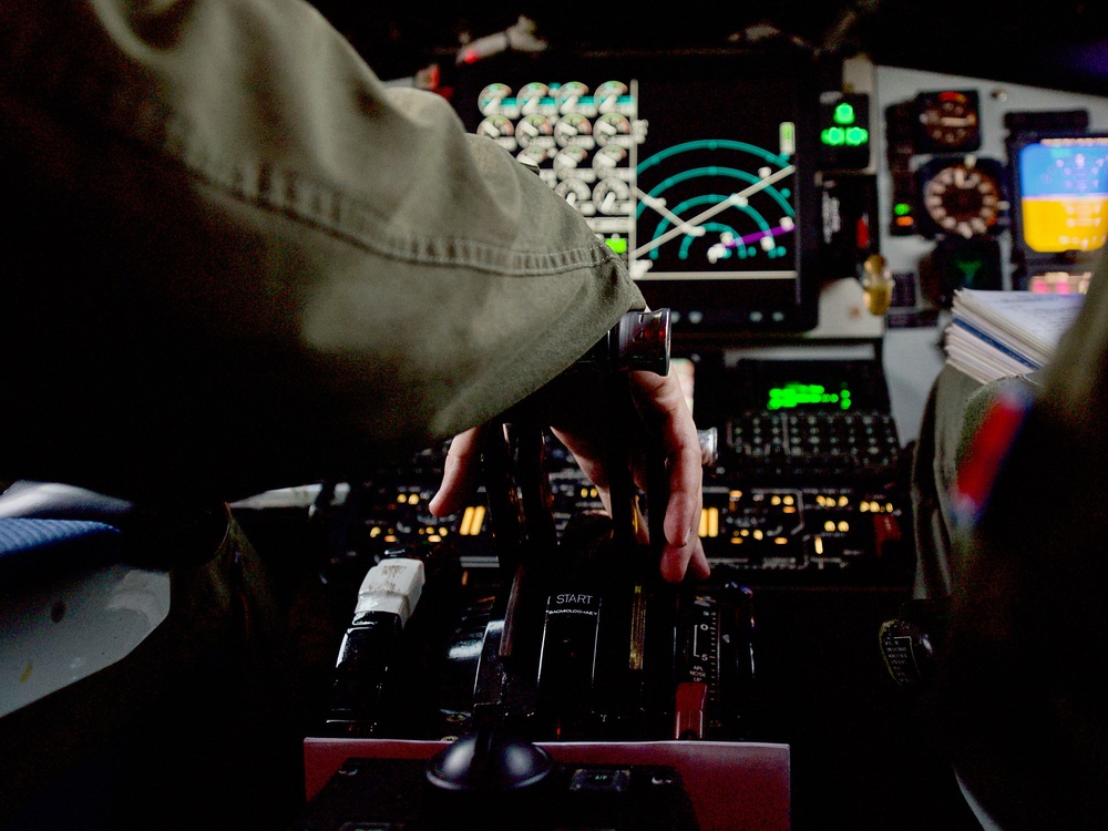 927th refuels a P-8 Poseidon