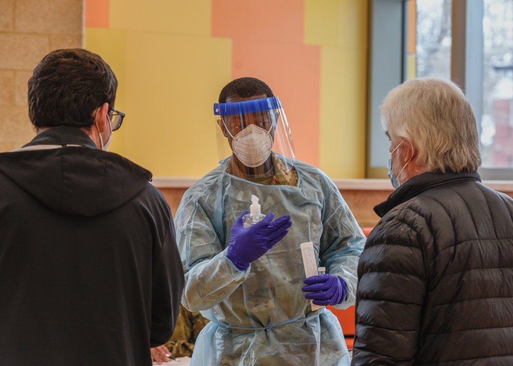 MDNG assists Montgomery Co. with COVID-19 self-testing
