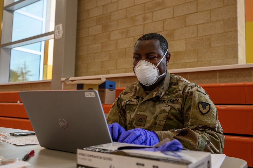 MDNG assists Montgomery Co. with COVID-19 self-testing