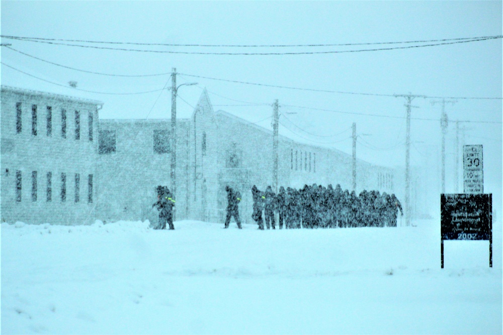 U.S. Navy’s Recruit Training Command ROM operations in February at Fort McCoy