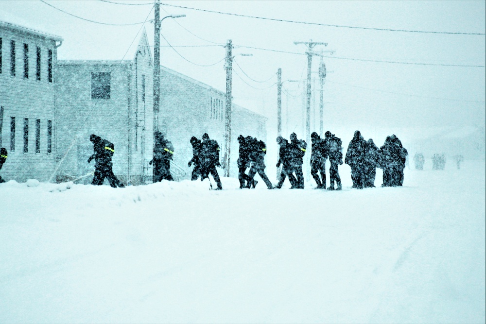 U.S. Navy’s Recruit Training Command ROM operations in February at Fort McCoy