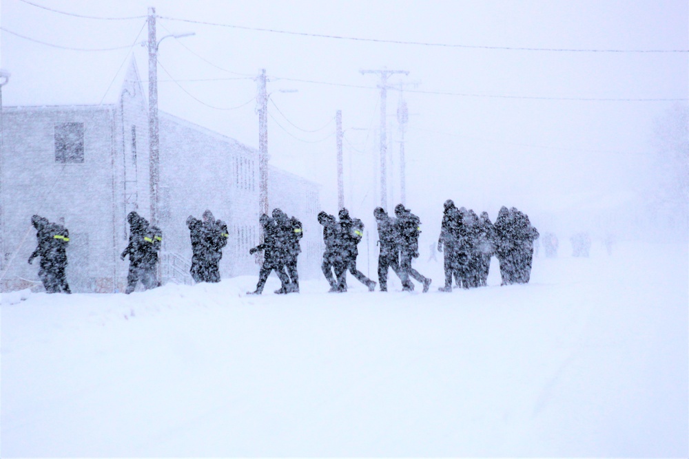 U.S. Navy’s Recruit Training Command ROM operations in February at Fort McCoy