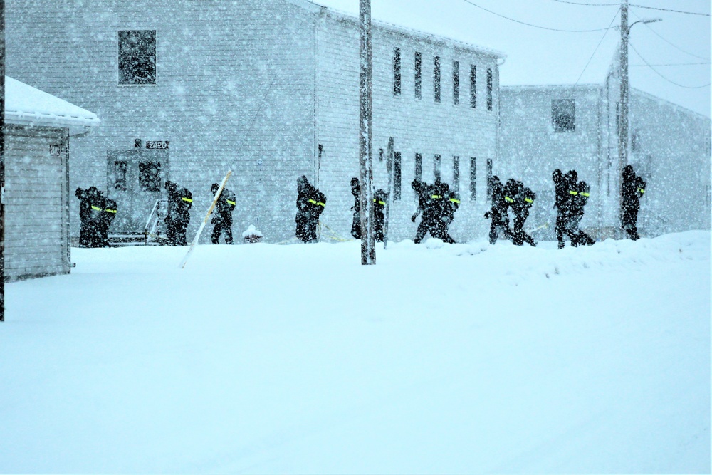 U.S. Navy’s Recruit Training Command ROM operations in February at Fort McCoy